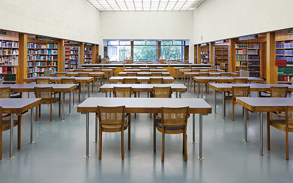 Lesesaal der Schweizerischen Nationalbibliothek