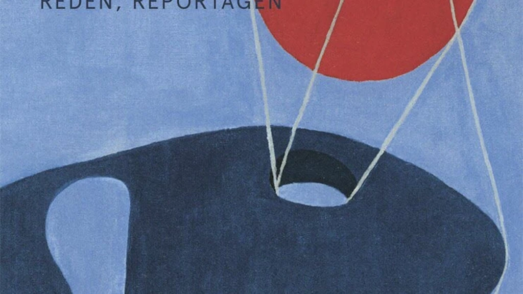 Cover der Publikation «Widerworte». Das Umschlagbild stammt von Meret Oppenheim, Mariella Mehrs Lieblingskünstlerin. Das Bild von 1936 heisst «Roter Kopf, blauer Körper».
