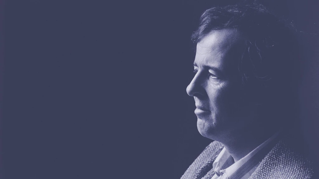 Profil-Porträt des Autors Jürg Laederach (1945-2018) aus dem Jahr 1988 von Yvonne Böhler.