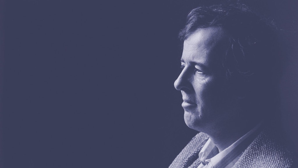 Profil-Porträt des Autors Jürg Laederach (1945-2018) aus dem Jahr 1988 von Yvonne Böhler.