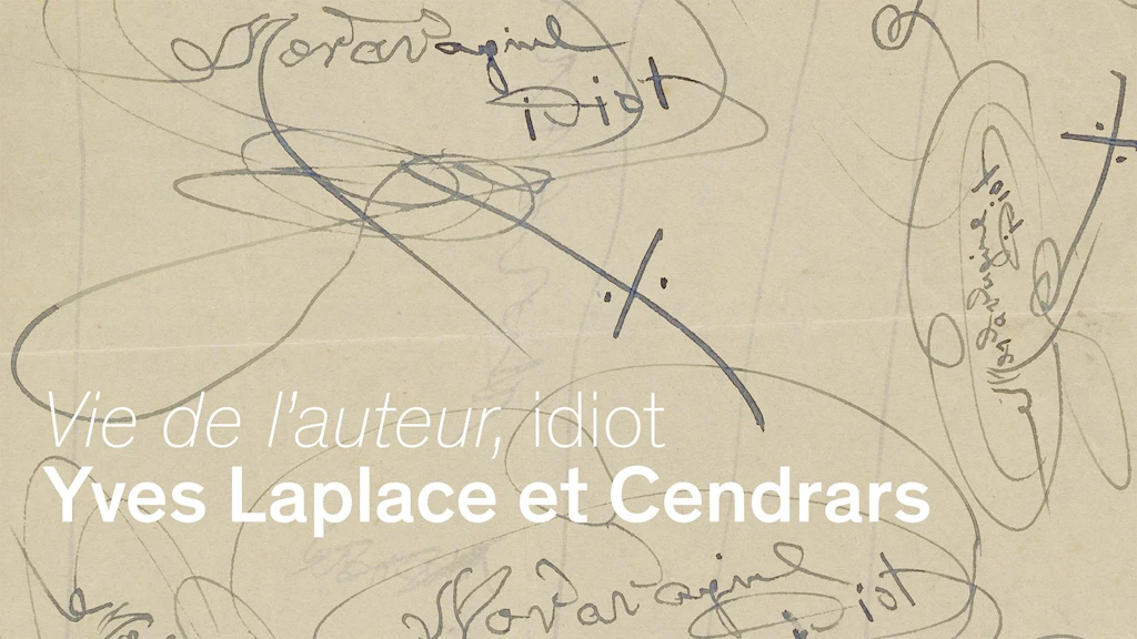 Page de signatures de «Moravagine, idiot», issue d’un manuscrit du roman, et datée du 9 janvier 1917.