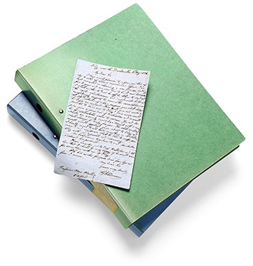 Ein Originalbrief von Heinrich Schliemann von 1876 von der Ausgrabungsstätte Troja