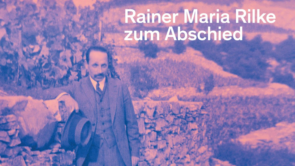 Plakat Rainer Maria Rilke zum Abschied