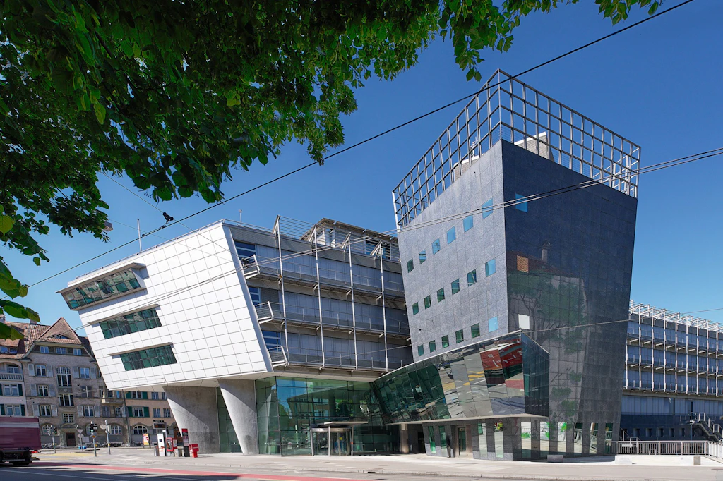 Temporary location of the Swiss National Library at Monbijoustrasse 72 in Bern