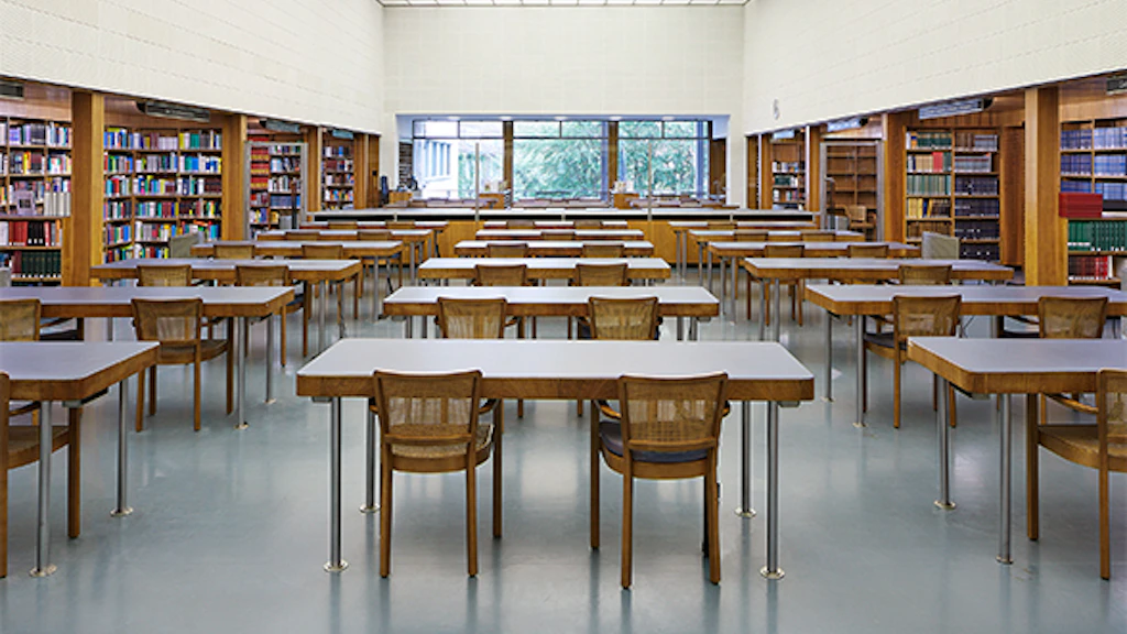 Reading room, National Library