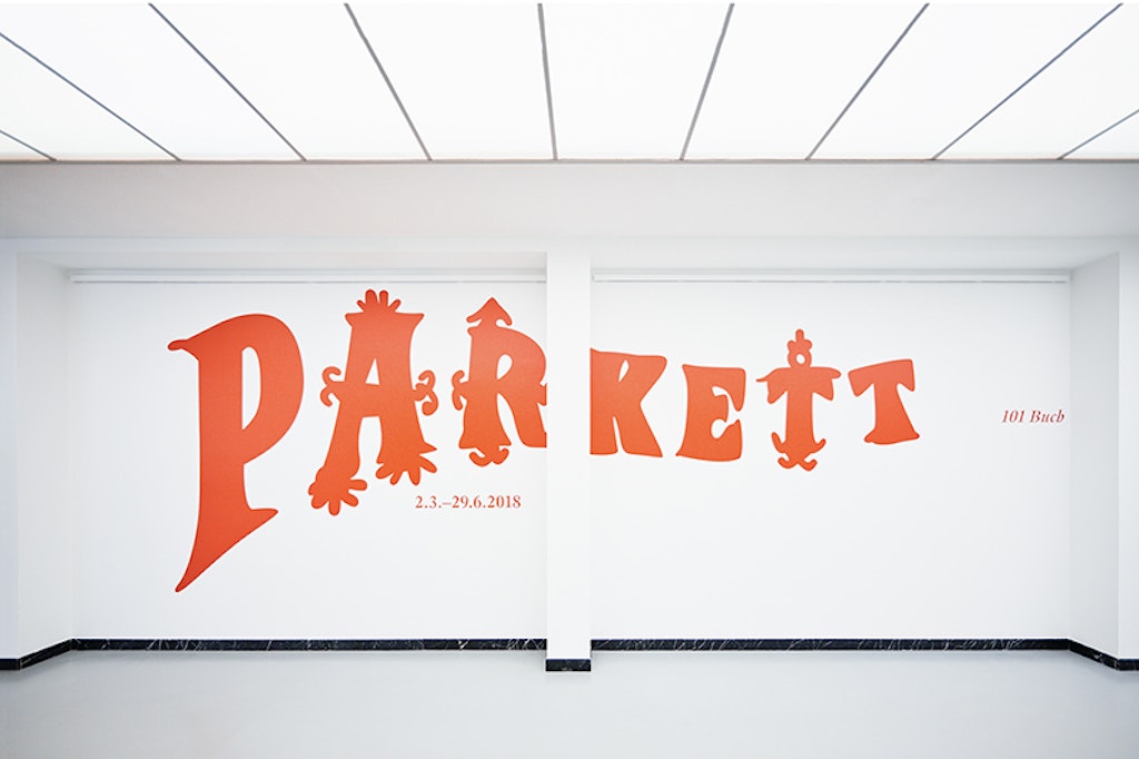 Exposition « Parkett », salle d’exposition, Bibliothèque nationale suisse