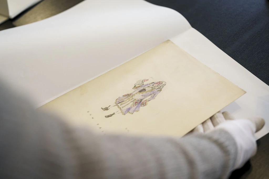 L’acquerello «Don Pasquale» di Karl Walser, 24 x 33 cm